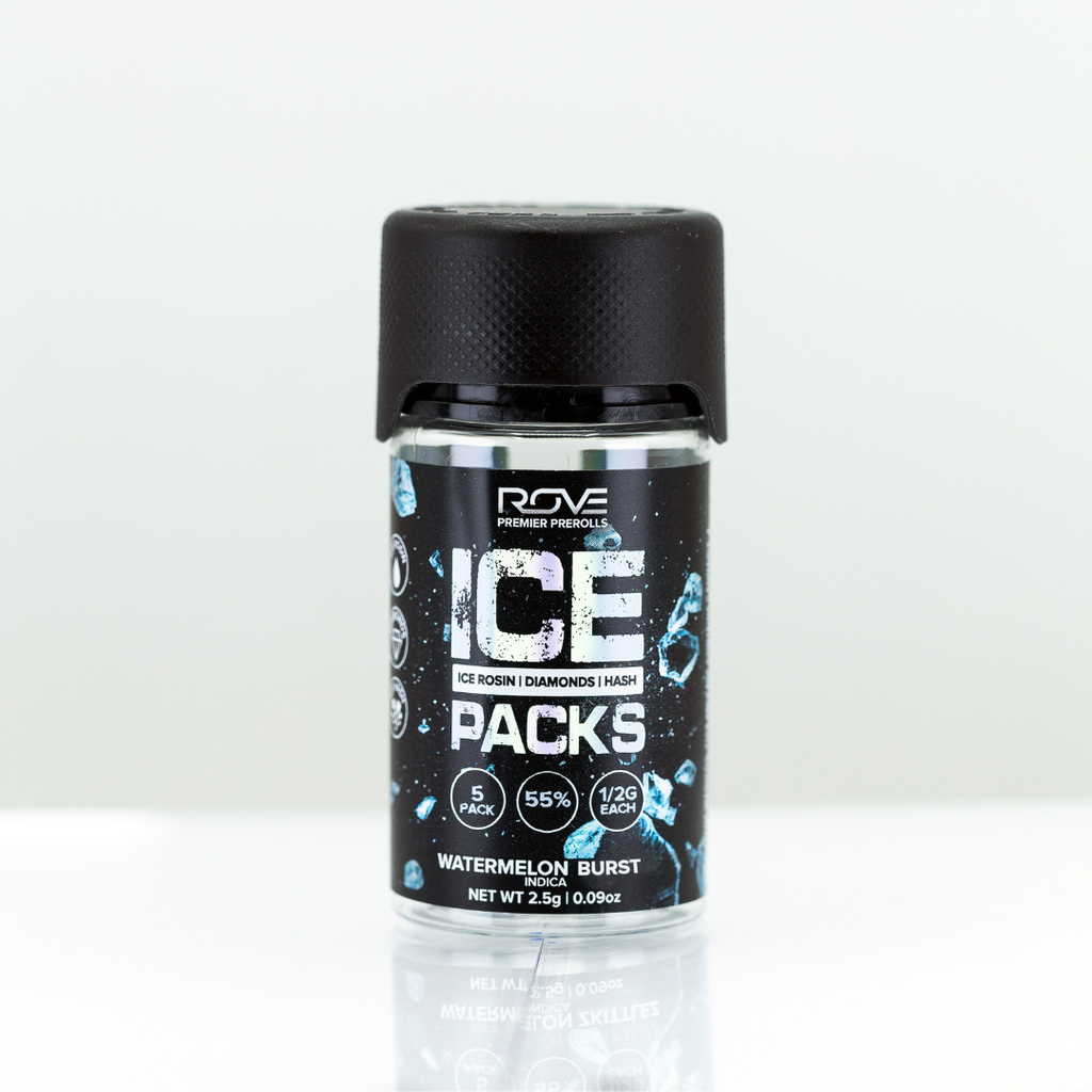 Watermelon Burst - Infused Ice Packs (Rosin, Hash, and Diamonds) 5x 0.5g 
