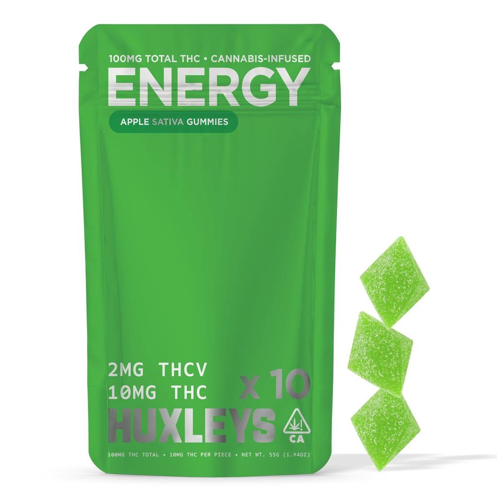 Huxleys Energy Gummies - Apple