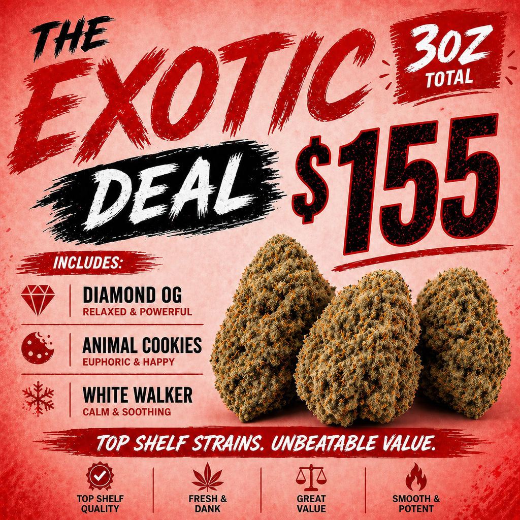 Exotic Deal 3oz for $155!