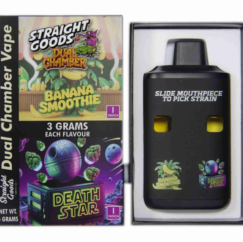 Straight Goods 6 Gram Dual Chamber / Strain Vape Pen