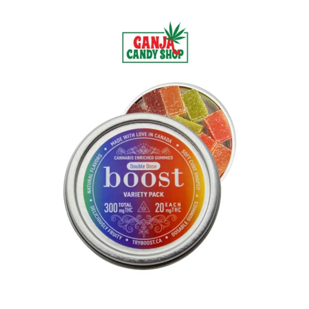 Boost Cannabis Double Dose Variety Pack - 300mg THC (15 doses)