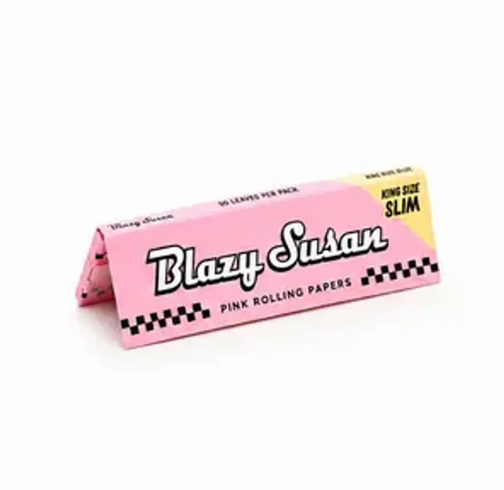 King Size Pink Rolling Papers by Blazy Susan
