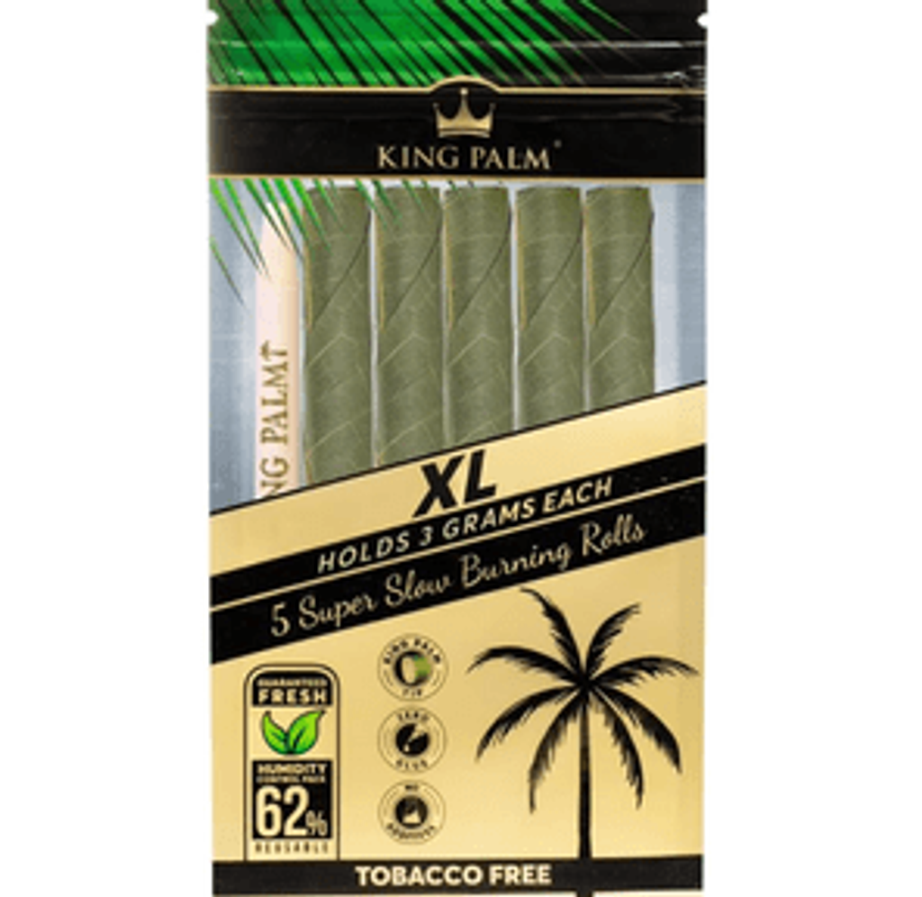 King Palm XL Tobacco Free Palm Blunt Wraps 5 Pack