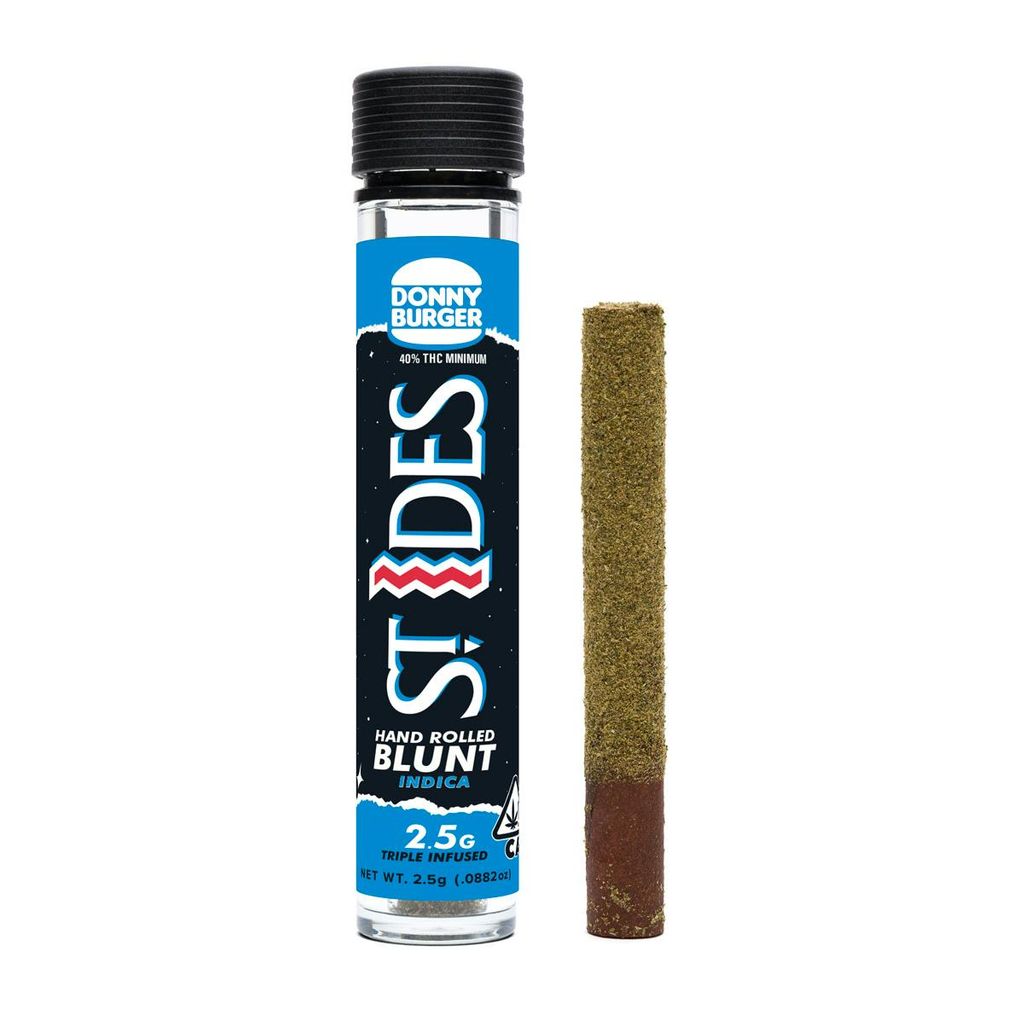 2.5g Hand Rolled Infused Indica Blunt - Donny Burger
