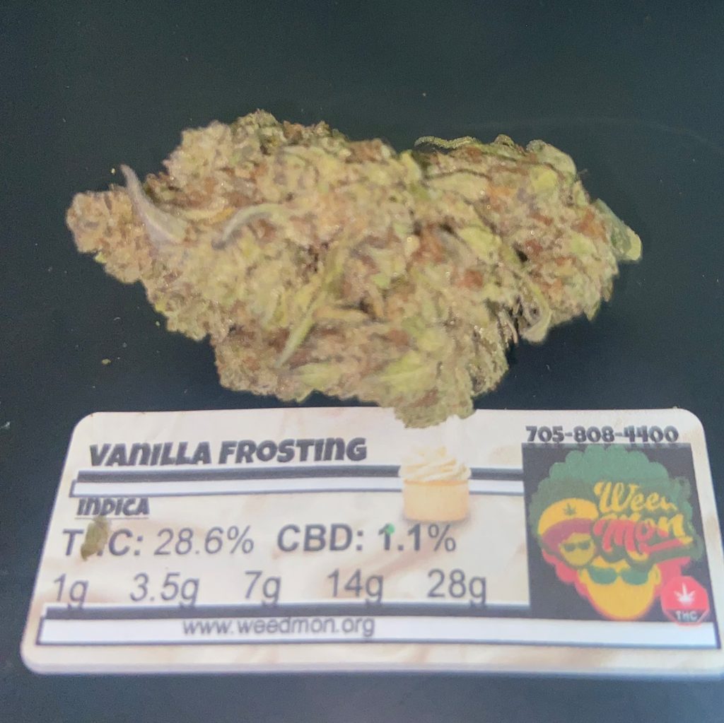 ***NEW $80/Oz*** Vanilla Frosting (AAA) 28.6% THC 1.1% CBD