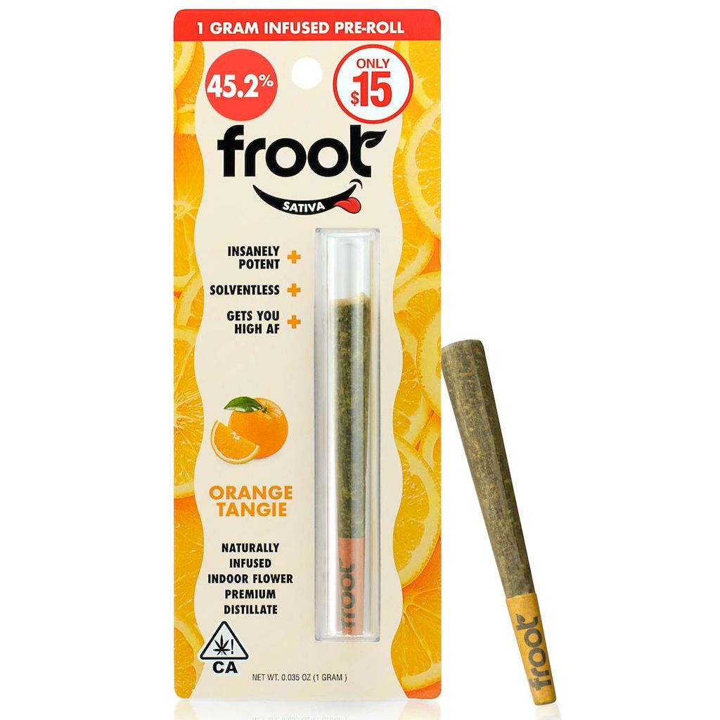 Froot Orange Tangie Infused 1-gram Pre-roll