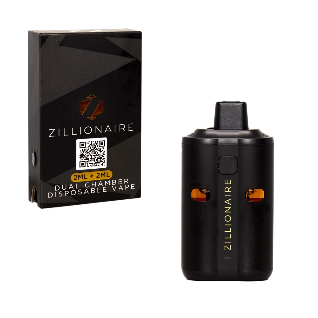 Zillionaire Double Barrel Vape (4ml)  **Various strains available**