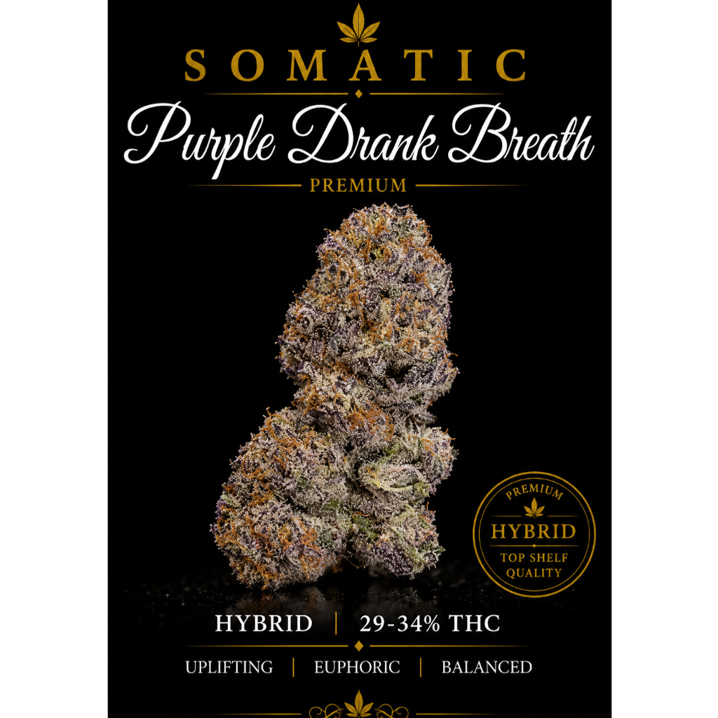 Purple Drank Breath | HYBRID | 29-34% THC | $120 an oz | $180 for 2 Ozs |