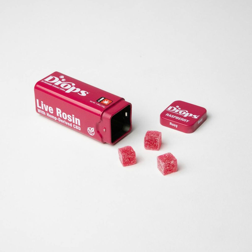Drops – Raspberry 20 Piece (1:2 CBD:THC)