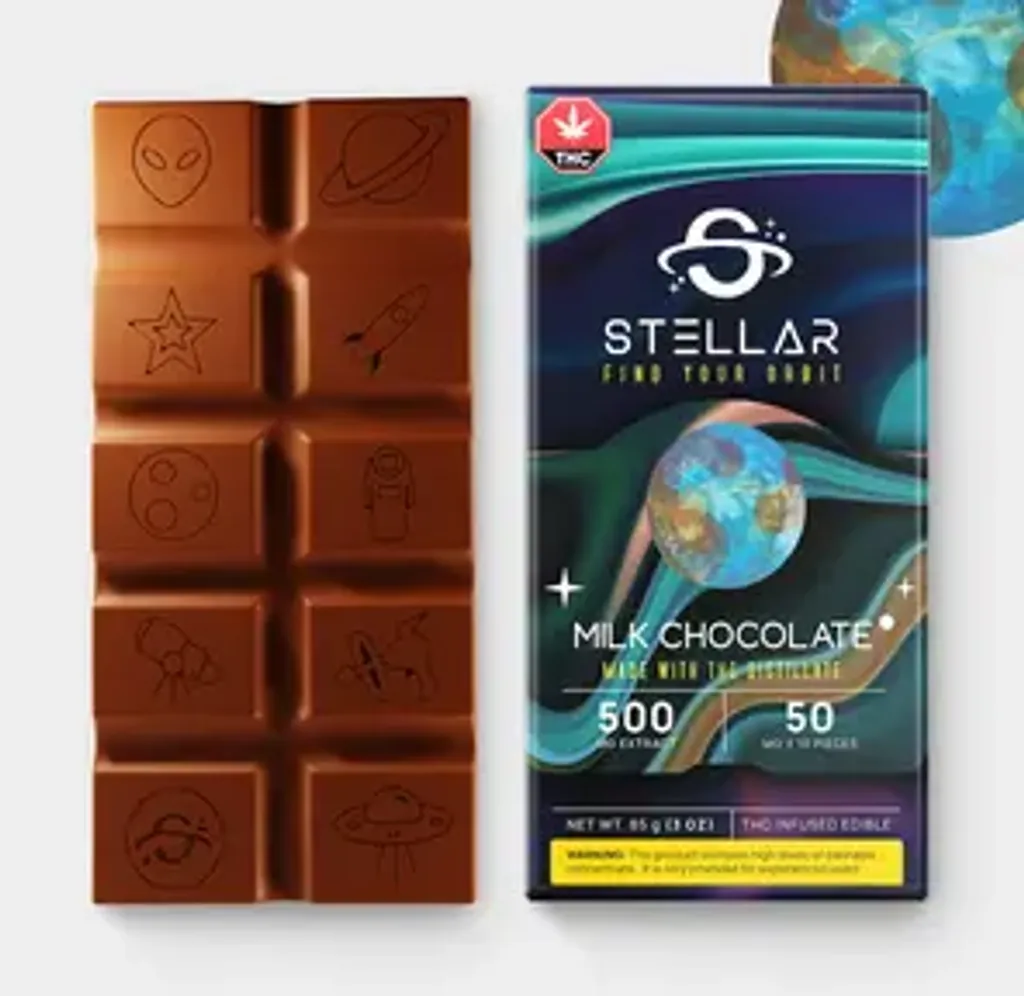 500mg Milky Way Chocolate Bar by Stellar Treats