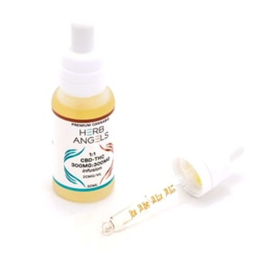 Tincture 1:1 300mg CBD: 300mg THC by Herb Angels