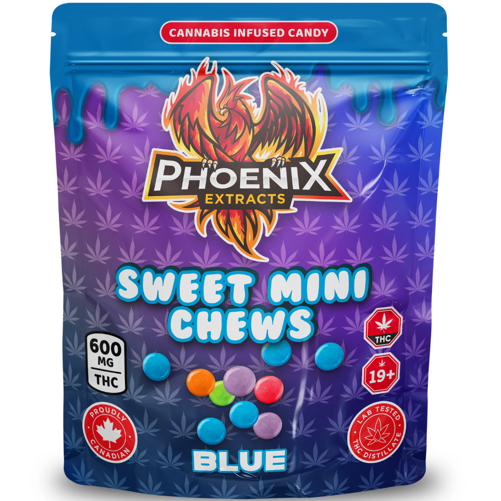 Phoenix Extracts 600MG Sweet Mini Chews Blue