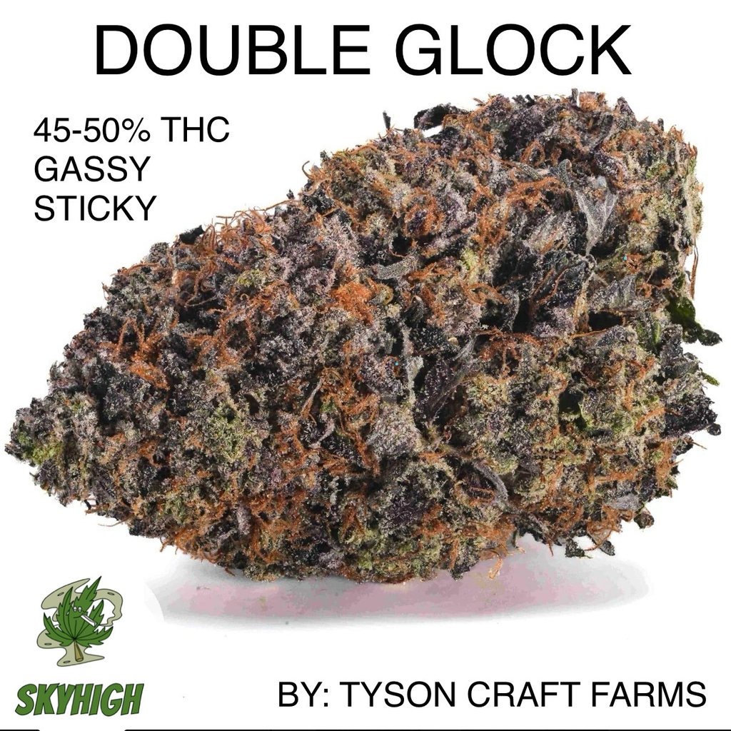 DOUBLE GLOCK AAAAA+ 45-50% THC (2 OZ FOR $400) BY: TYSON CRAFT FARMS