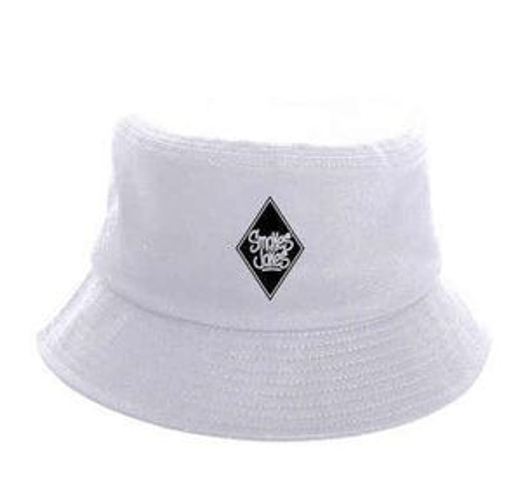 Smokes and Jokes Bucket Hat - White