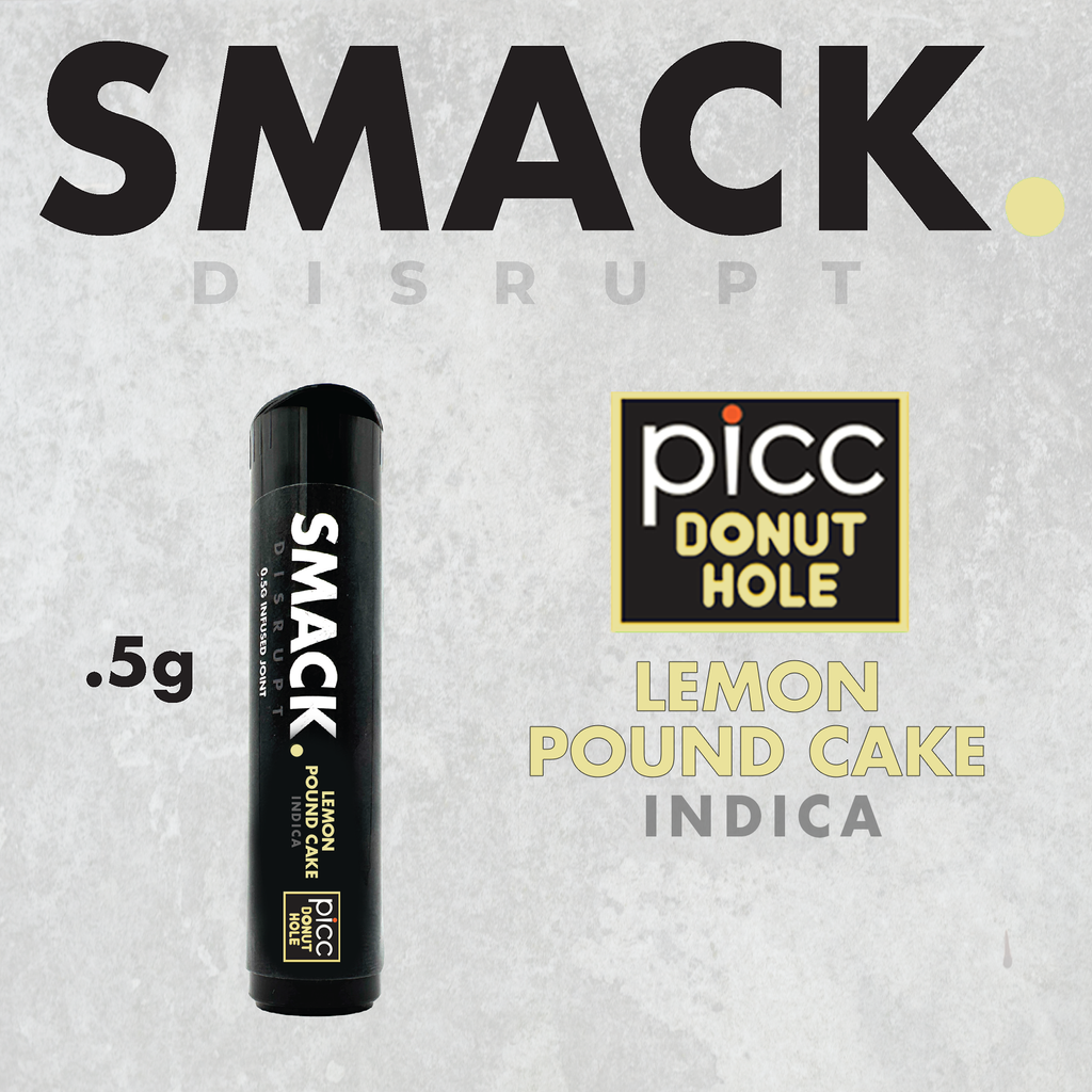  SMACK. - Lemon Pound Cake .5g Infused Preroll | PICC