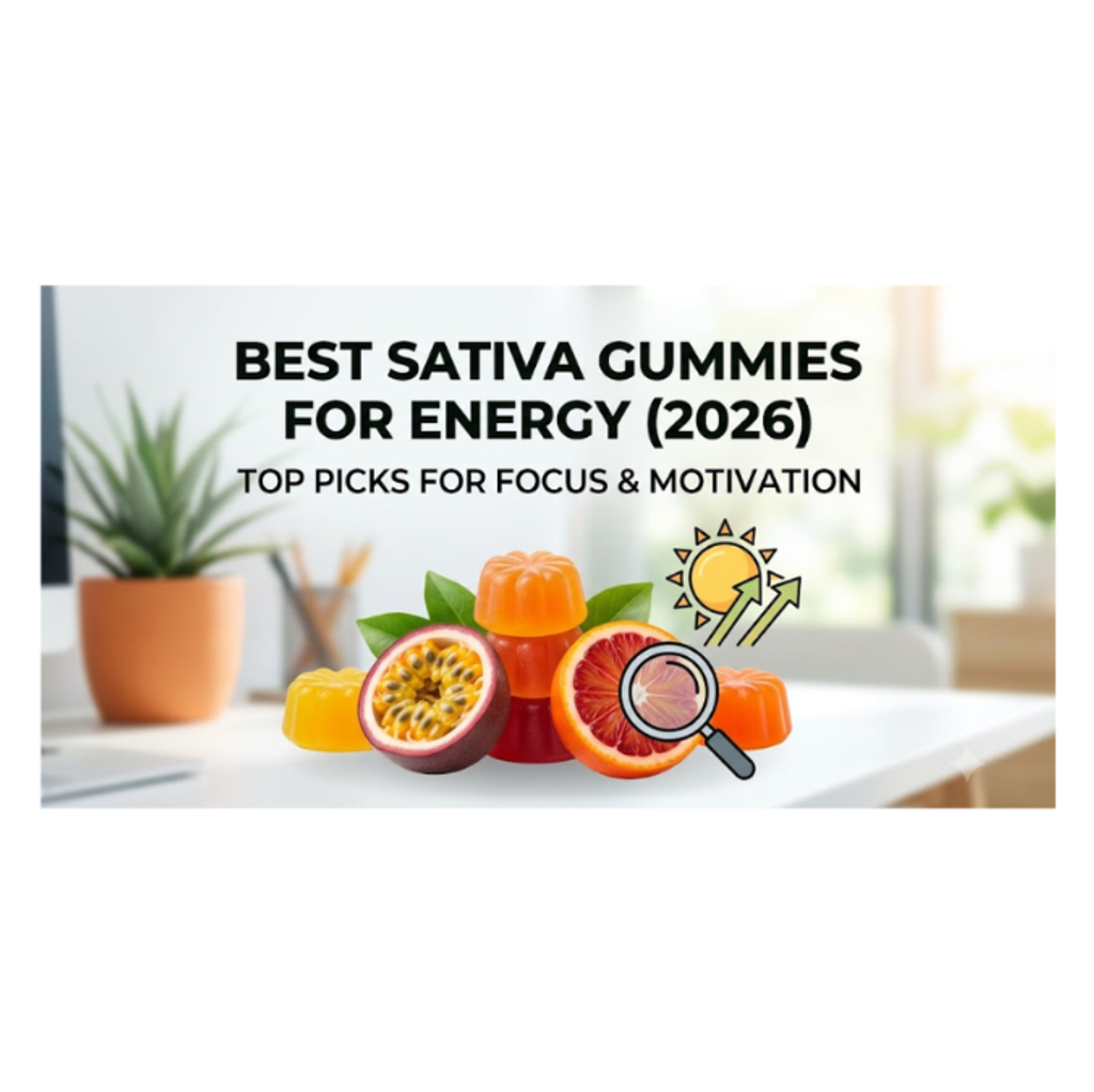 Best Sativa Gummies for Energy (2026): Top Picks for Focus, Motivation & Daytime Use