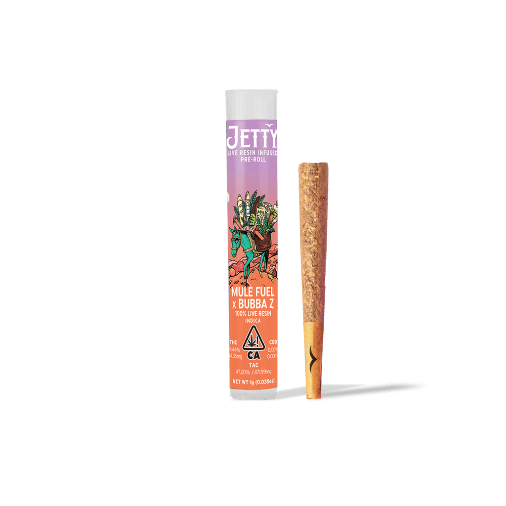 Mule Fuel x Bubba Z Pre-Roll Live Resin Infused 1g