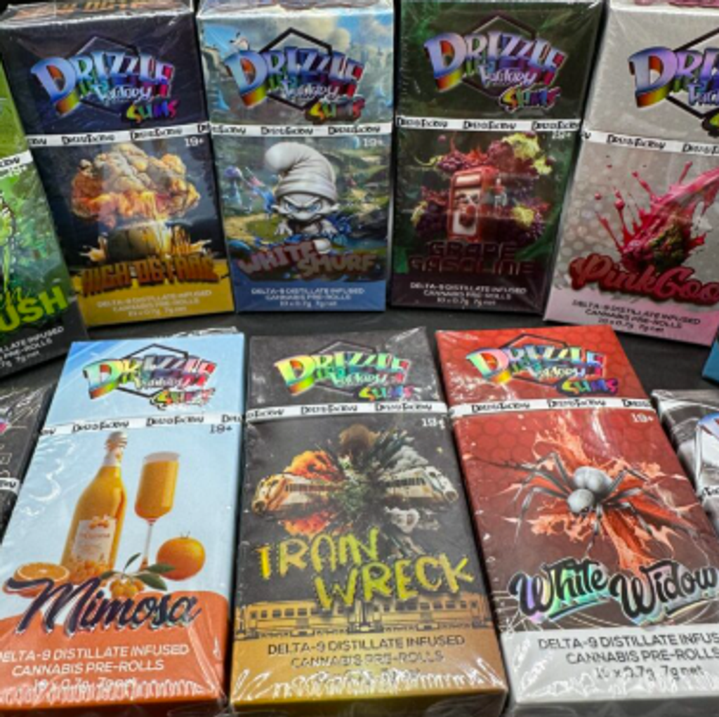 Drizzle Factory SLIMS Prerolls-D9 Infused