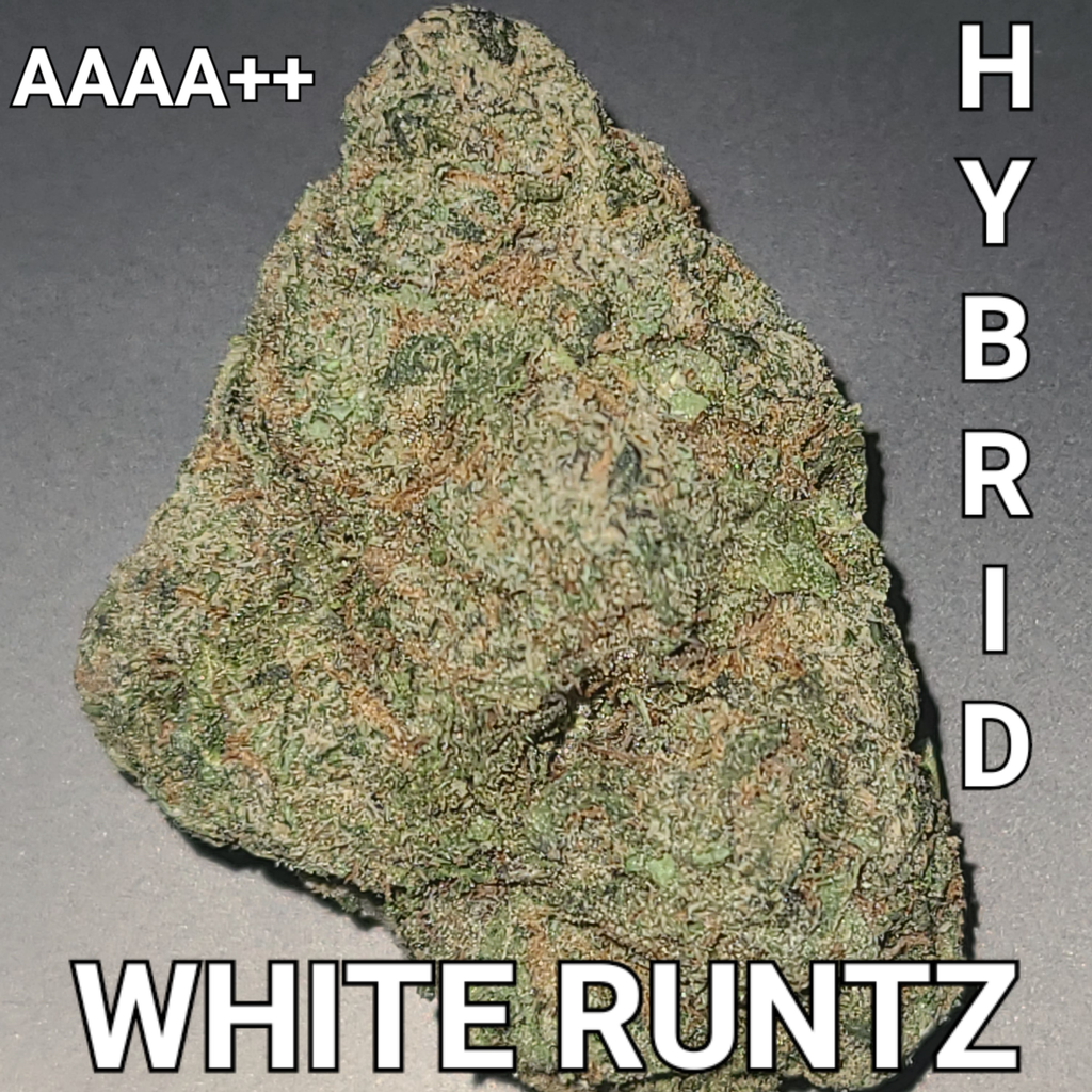 5.5⭐ WHITE RUNTZ (STRONG FROSTY HYBRID) AAAA++ ($70 OUNCE SALE) REG $200