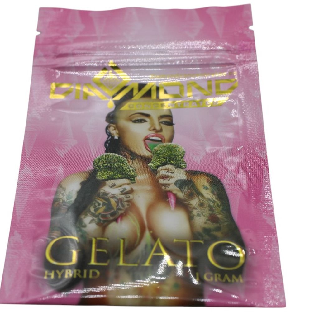 Diamonds Concentrates Shatter 1 gram - Gelato ( Hybrid )