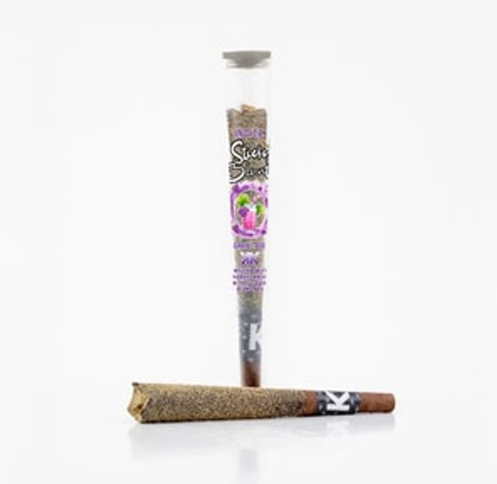 1 x 1g Shatter Infused Indica Blunt Grape-Ade by KushKraft
