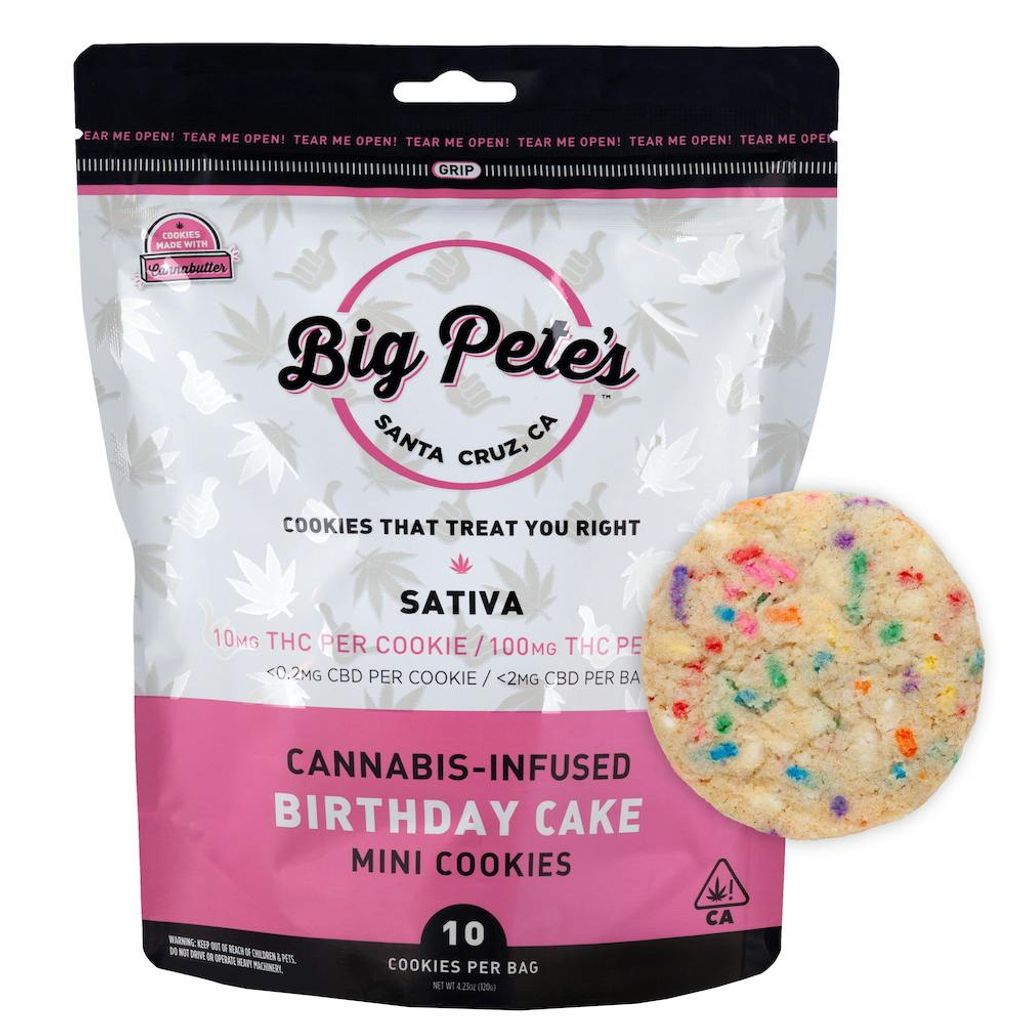 Birthday Cake Cookies 100mg Sativa (10pk)