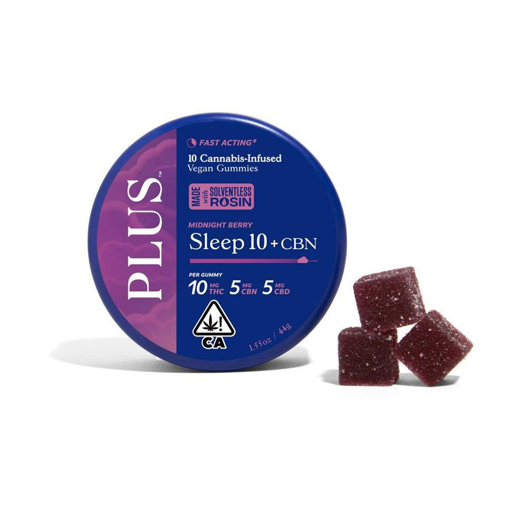 Midnight Berry Sleep 10:5:5 Gummies [Solventless Rosin]