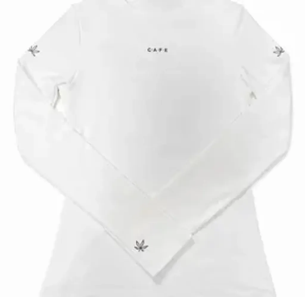 Womens Slim Fit Long Sleeve White - LARGE