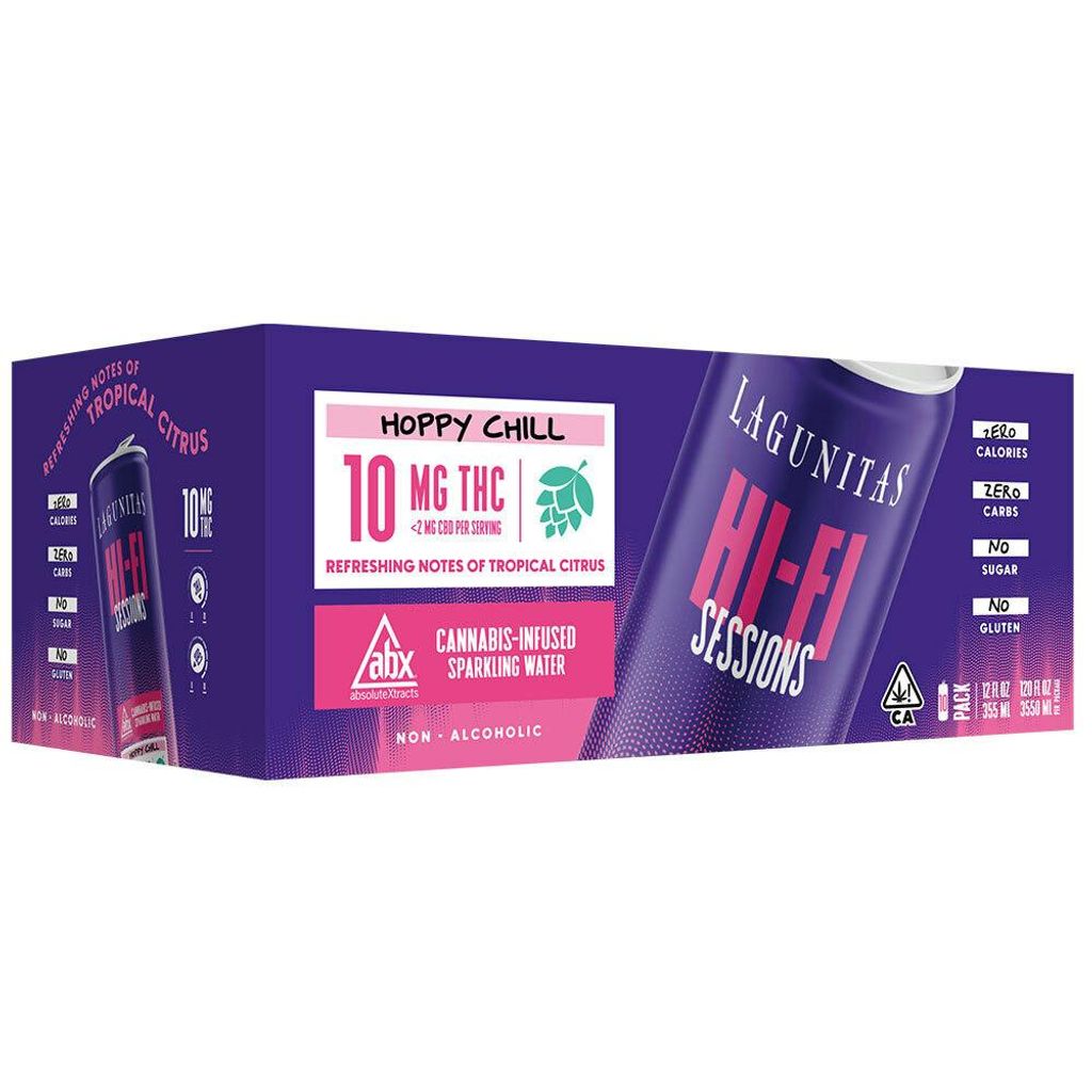 Hi-Fi Sessions - Hoppy Chill 10-pack (10mg THC per can)