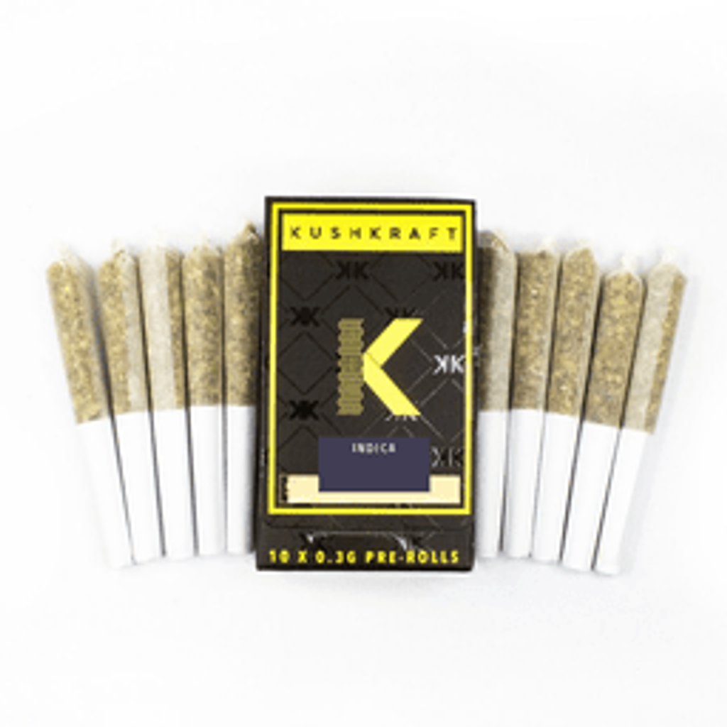 Triple Cheese Premium Indica 10x.3g Spliffy's Pre-Rolls by KushKraft