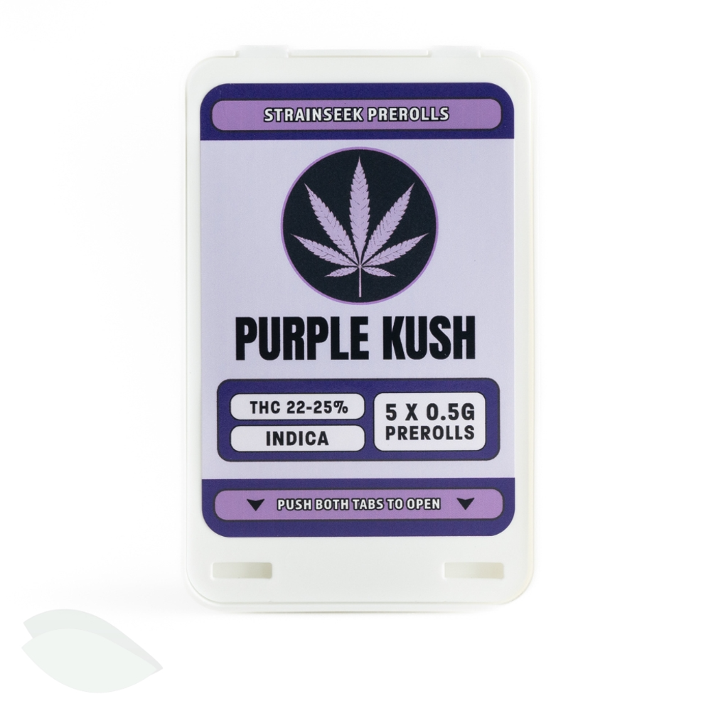 Purple Kush 0.5g Indica Pre-rolls - 5/Pack