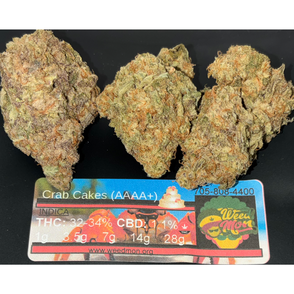 *********NEW* Crab Cakes (AAAA+) THC: 32-34% CBD: 1.0%
