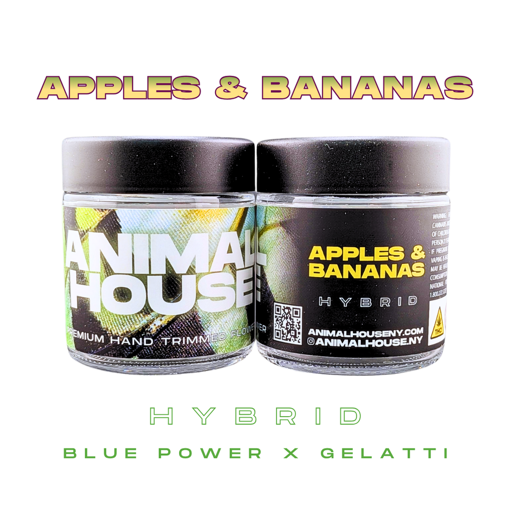 Apples & Bananas 3.5g Flower Jar | Animal House