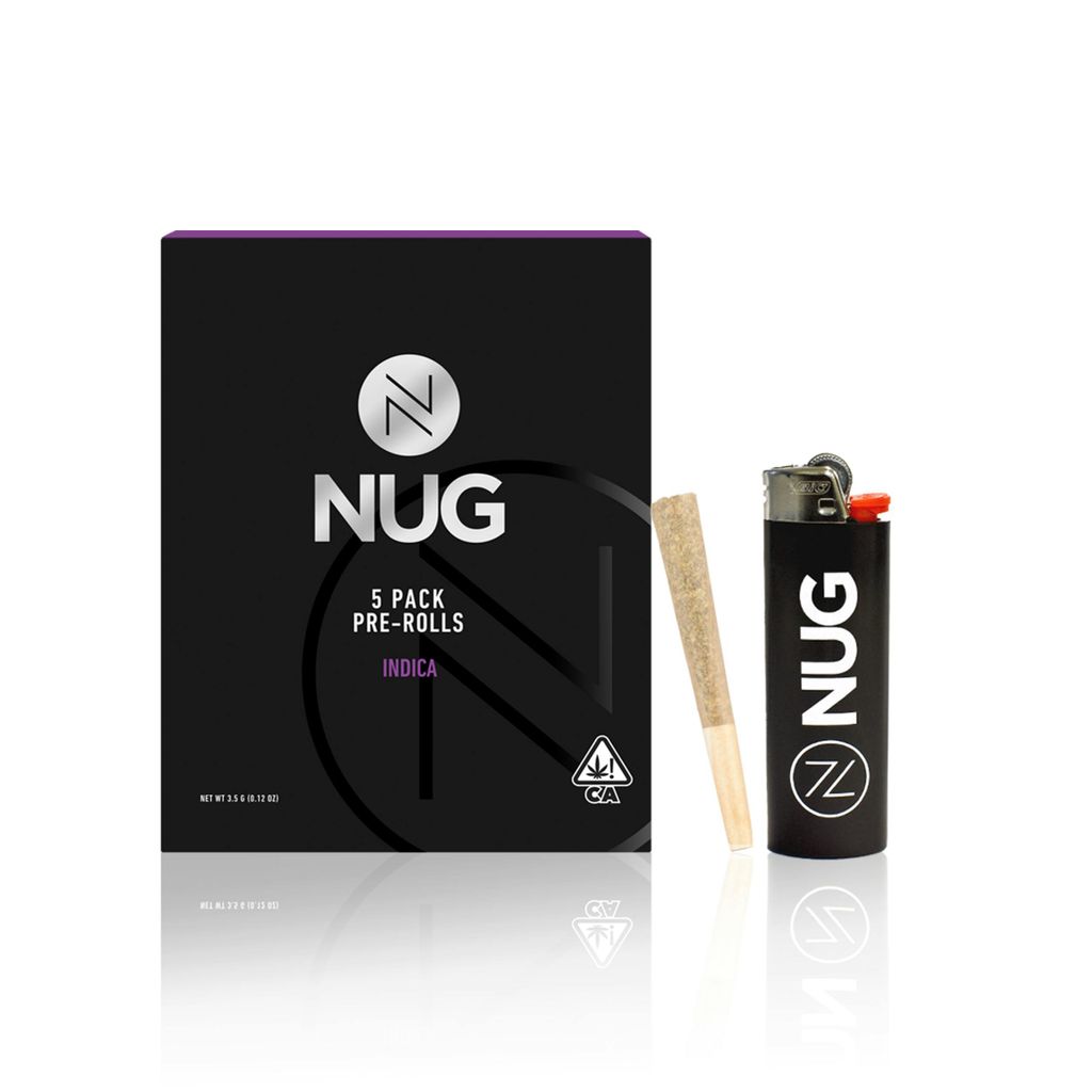NUG Preroll 5pk w/Lighter - Ice Cream Cake