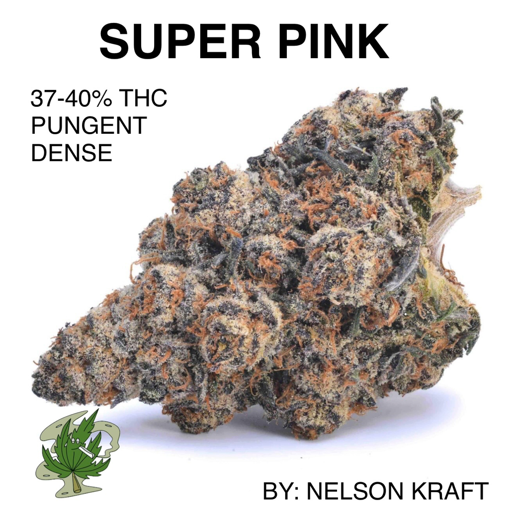SUPER PINK AAAAA+ 37-40% THC (2 OZ FOR $260) BY: TYSON FARMS CRAFT