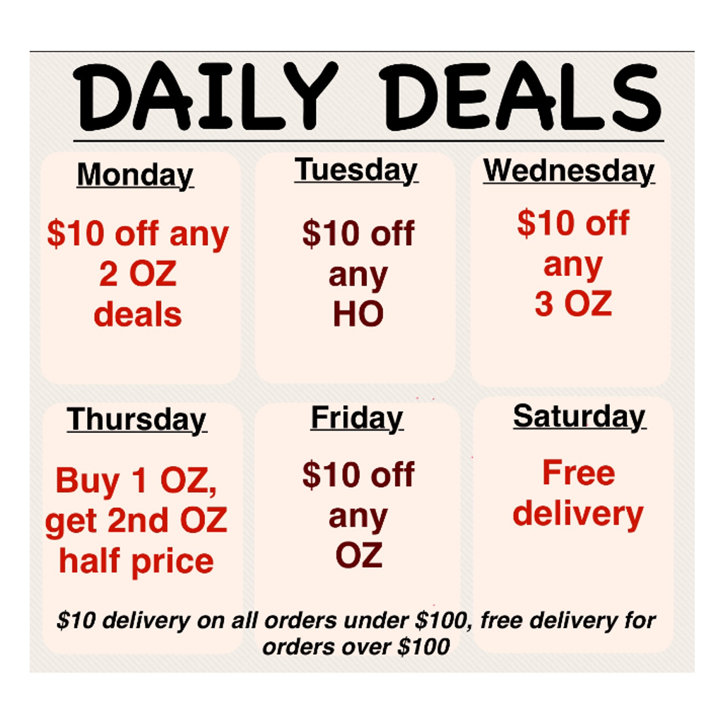 *** DAILY DEALS ***
