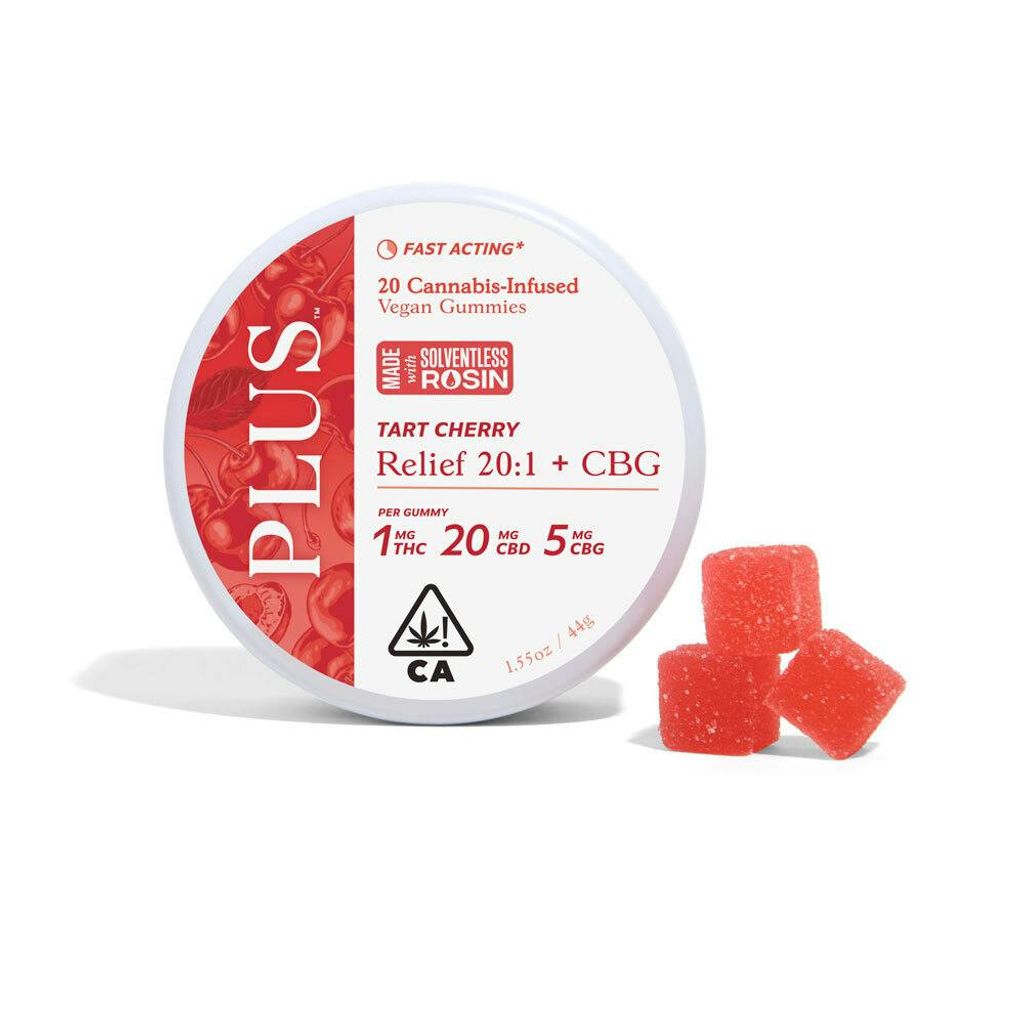 Tart Cherry Relief 20:5:1 Gummies [Solventless Rosin]