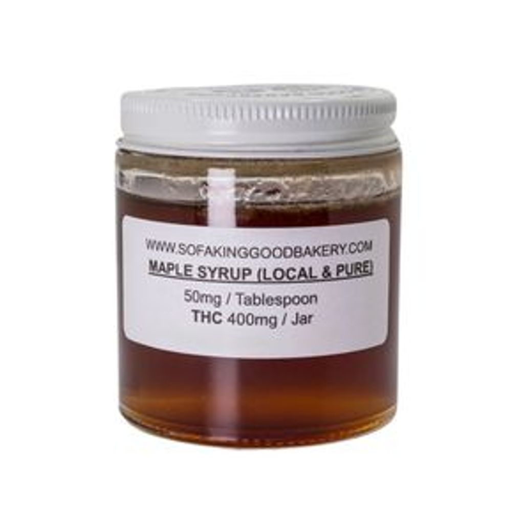 400mg Infused Pure Maple Syrup by Sofa King Bakery