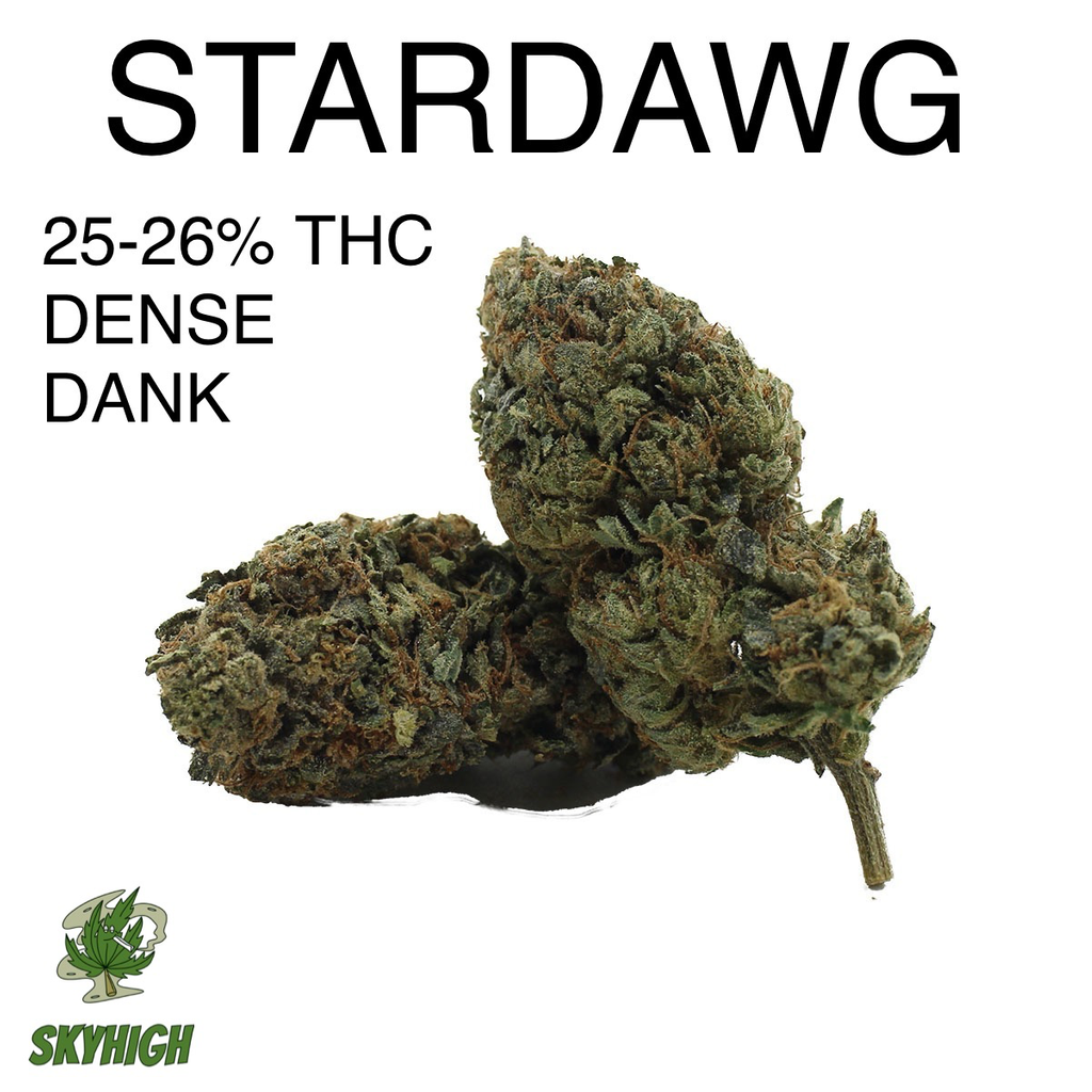 STARDAWG 25-26% THC (2 OZ FOR $65) (4 OZ FOR $100) (8 OZ FOR $190) (1 LBS FOR $350)