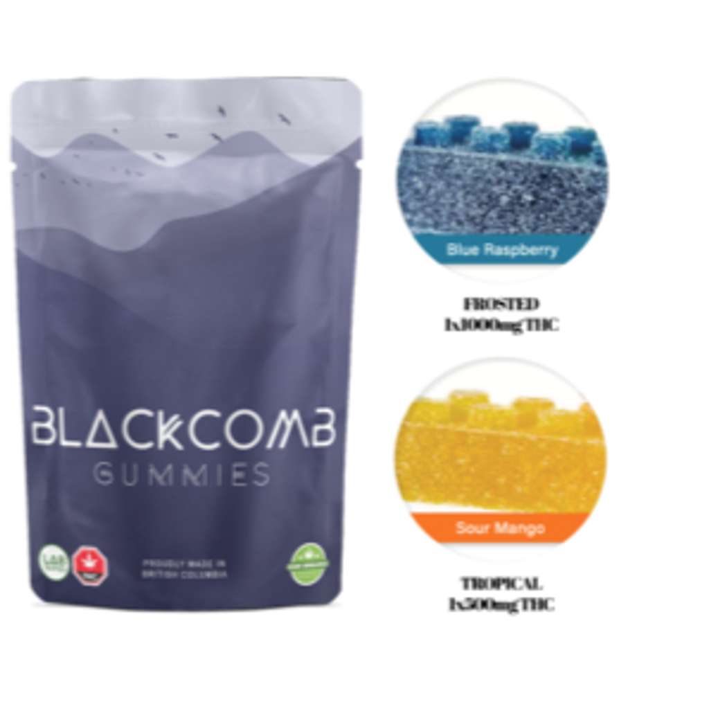 Blackcomb Frosted Gummies 500mg and 1000mg