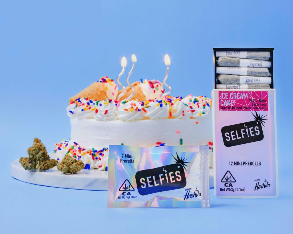 Infused Preroll 12 Pack (3g) Ice Cream Cake Selfies Leafythings