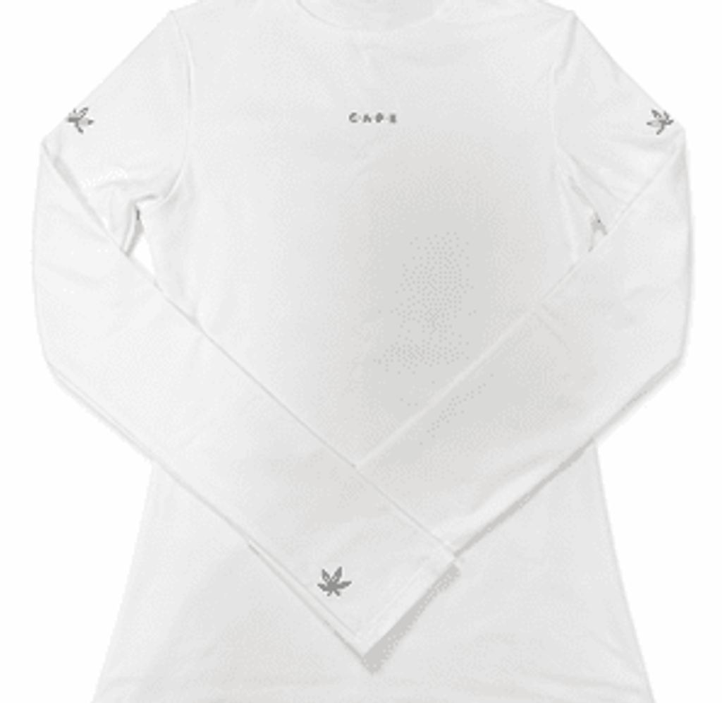 Womens Slim Fit Long Sleeve White - LARGE