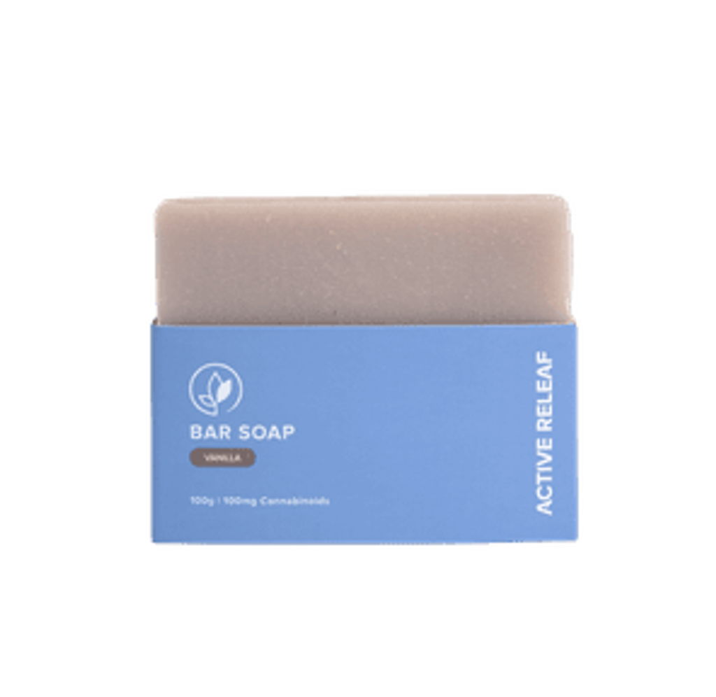 Vanilla 100mg CBD Soap by Active Releaf Wellness