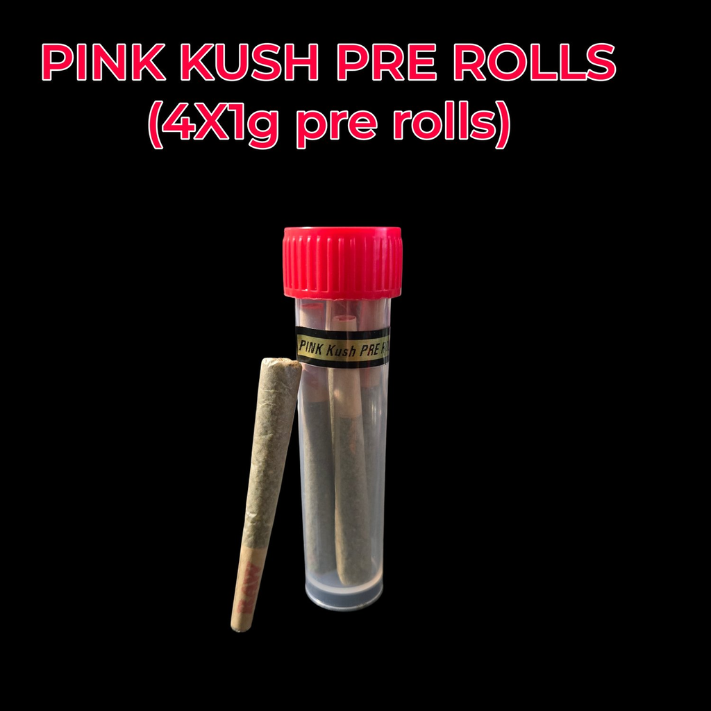 1g X 4 PINK KUSH PRE ROLLS PACKS🔥🔥🔥🔥🔥