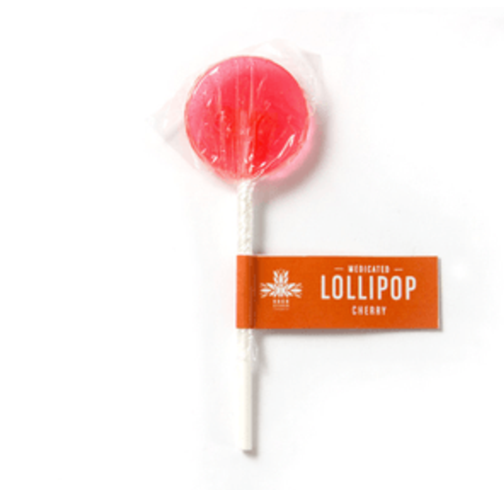 Cherry 100mg Medicated Lollipop by Kush Kitchen