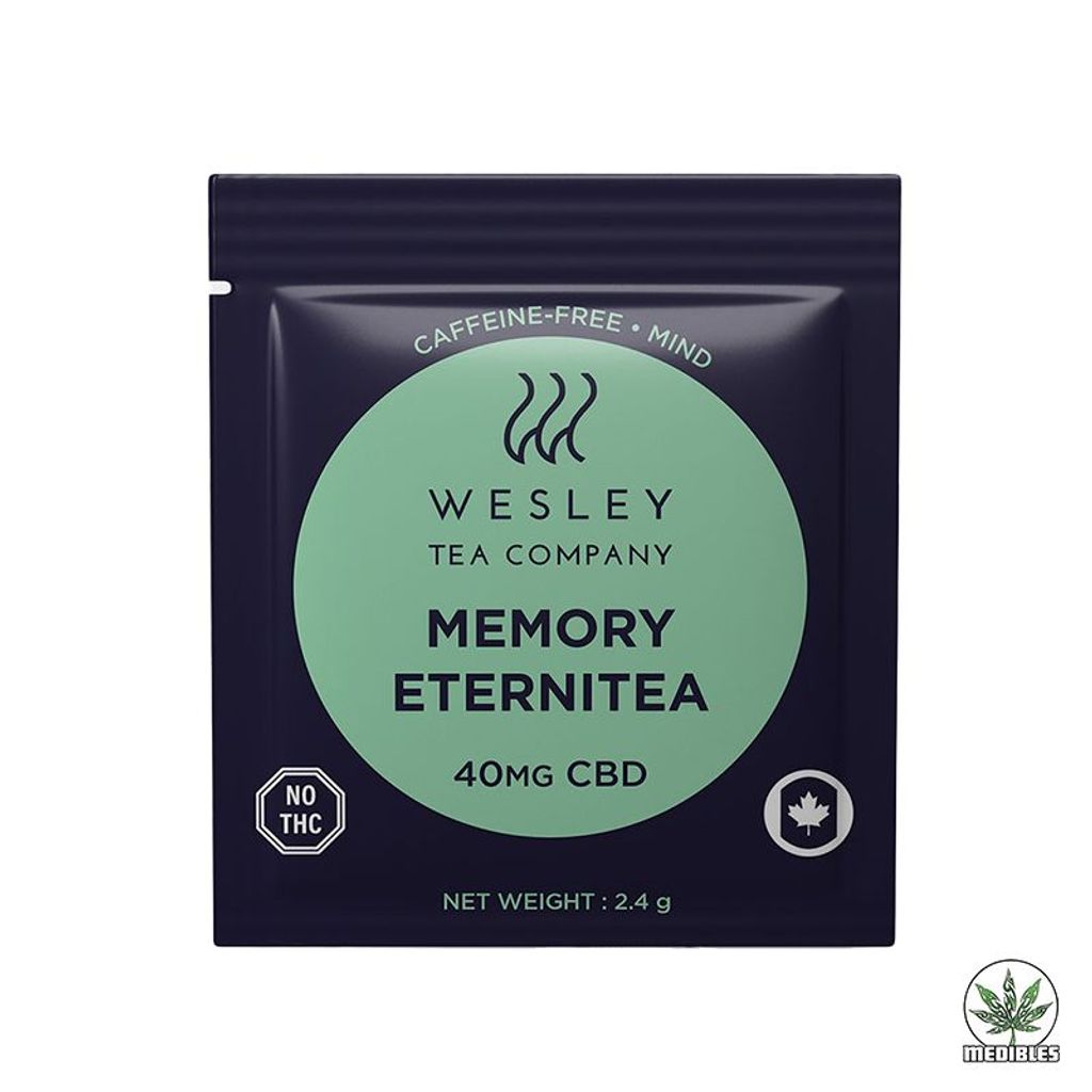 Wesley Tea Company CBD Tea 40mg - Memory Eternitea