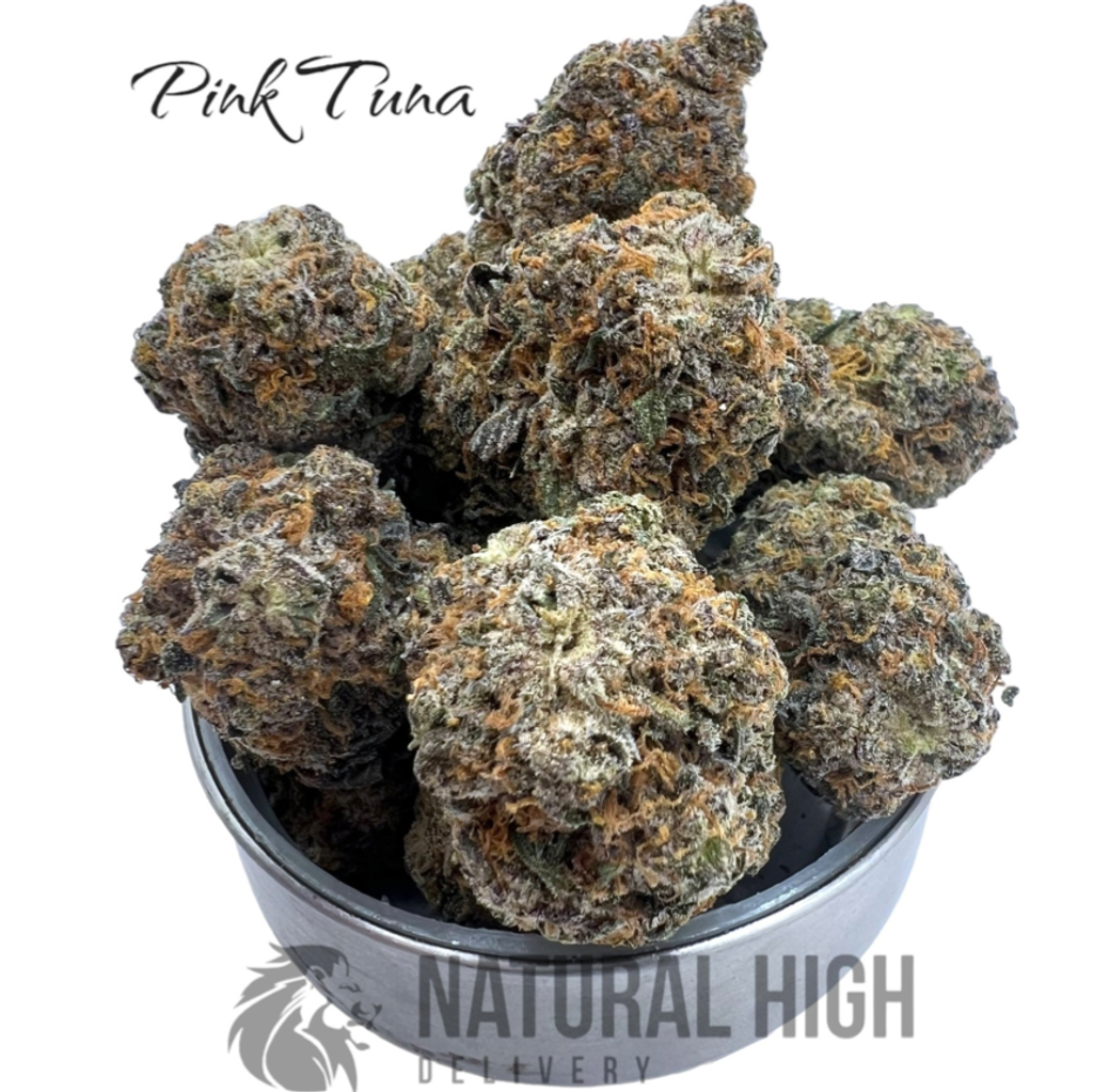 * Pink Tuna ( 30%THC) - 2 OZs = $185 + gift
