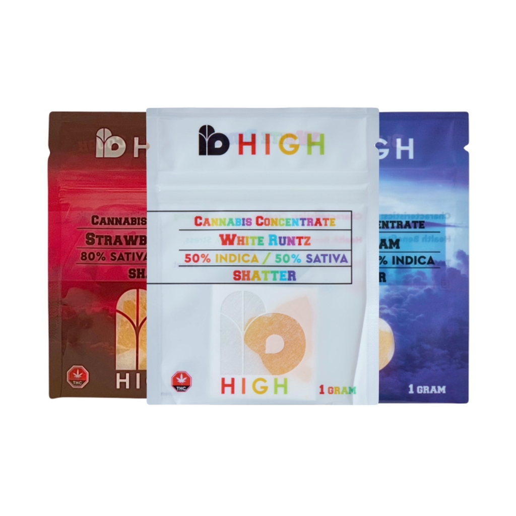 I B HIGH - SHATTER - STRAINS IN DESCRIPTION