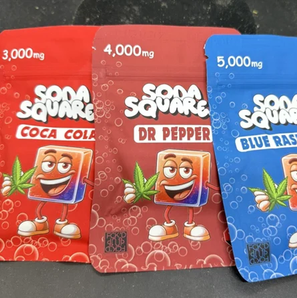 Soda Squares 3000MG-5000MG Gummies 40$-45$-50$
