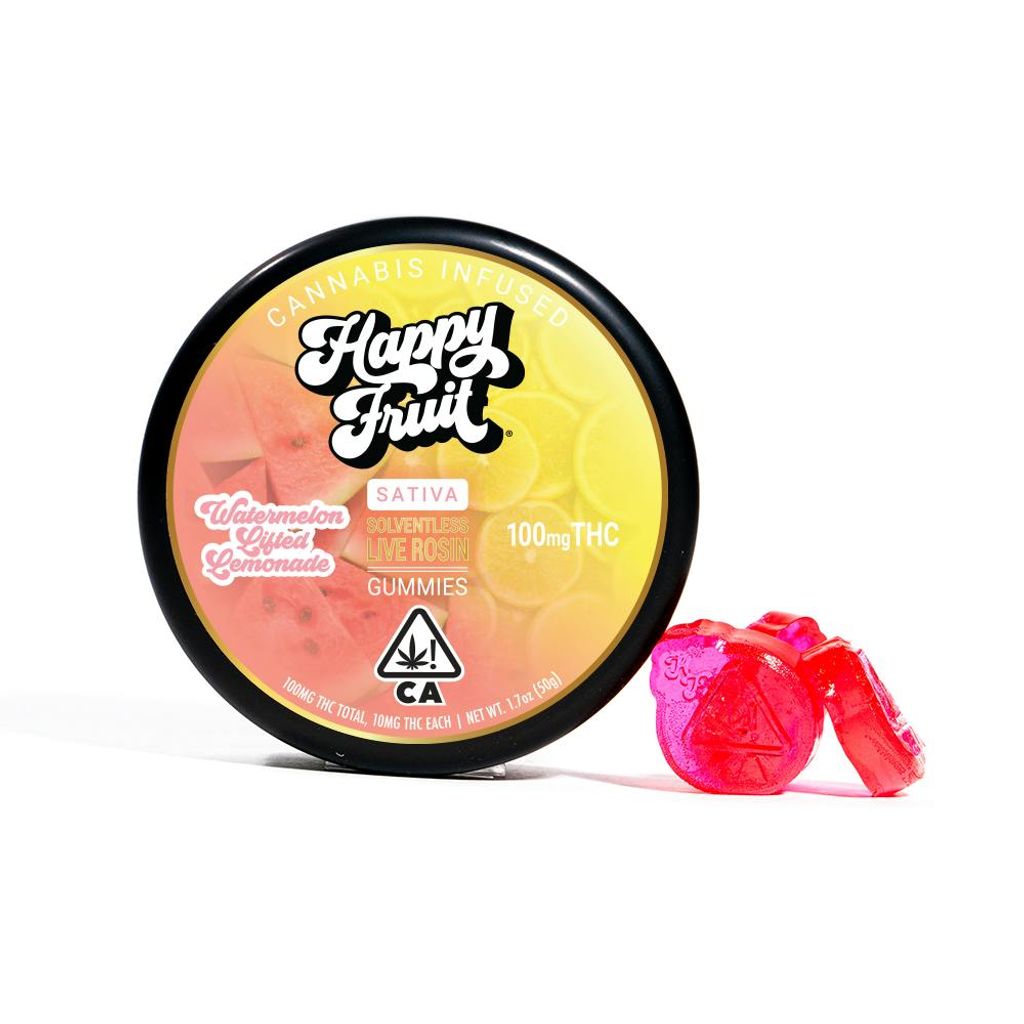 Watermelon Lifted Lemonade Rosin Gummies - 100mg THC